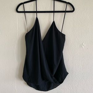 Black halter top